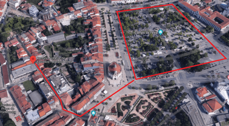 como chegar ao Cartório Notarial de Barcelos